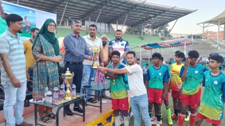 জামালপুর সদর উপজেলার অনূর্ধ্ব-১৫ ডেভেলপমেন্ট কাপ ফুটবল খেলোয়াড় বাছাই ও প্রতিযোগিতা সম্পন্ন