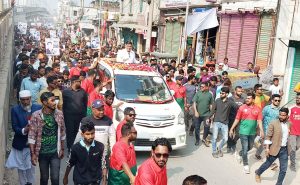 বিএনপির সমপর্যায়ে কোন  রাজনৈতিক প্রতিপক্ষ নেই -ওয়ারেছ আলী মামুন